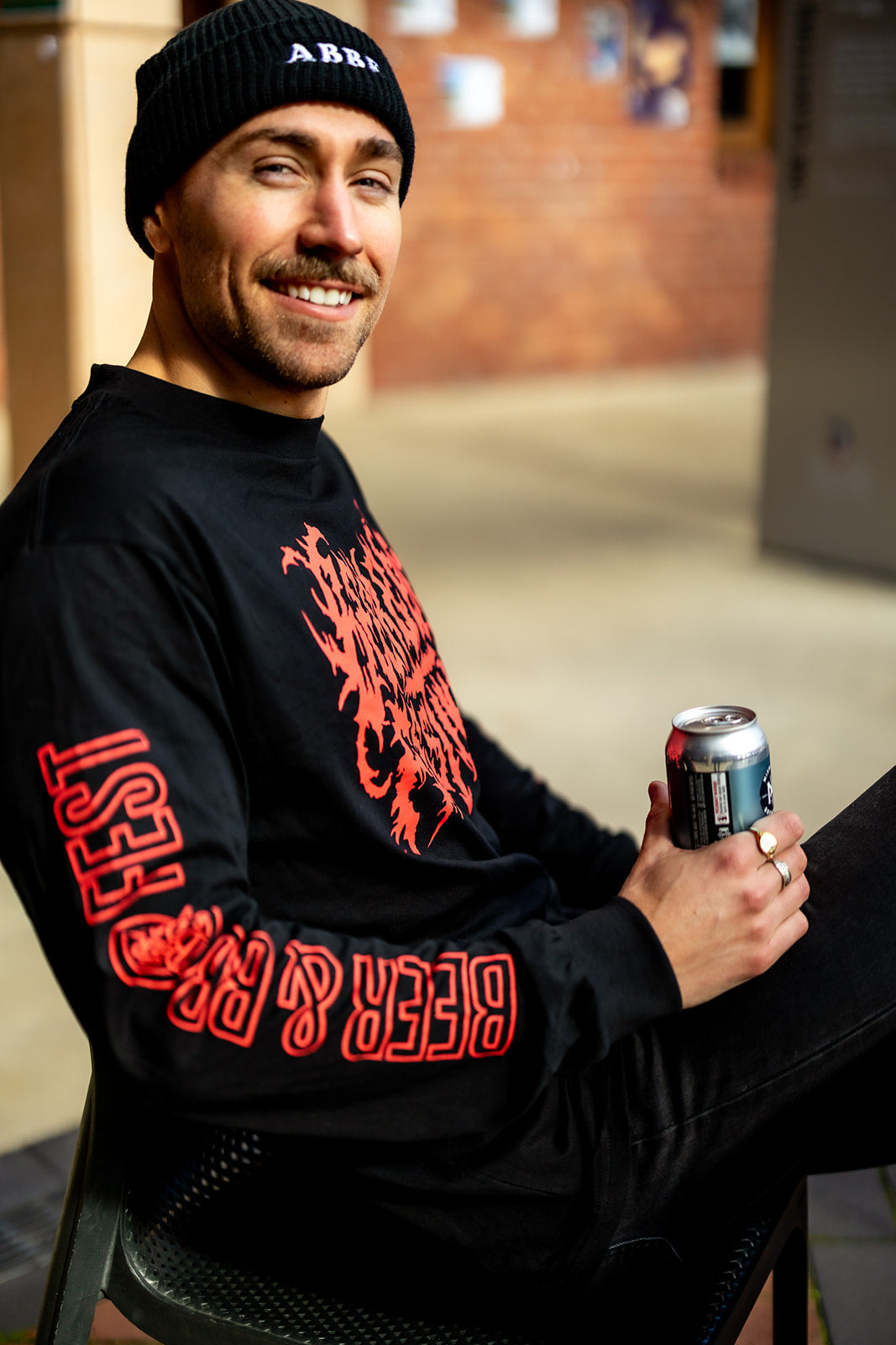 BEER & BBQ FISHERMANS BEANIE