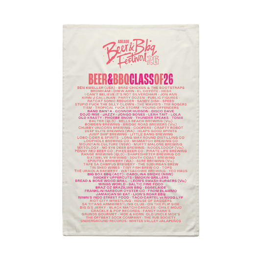 BEER & BBQ FEST 2026 TEA TOWEL