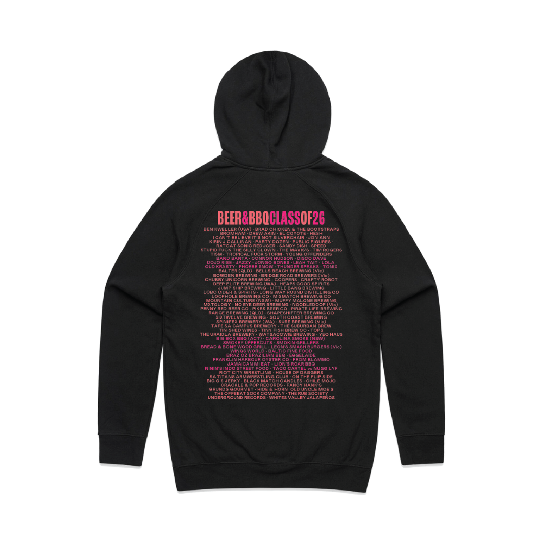 BEER & BBQ FEST 2026 LINEUP HOODIE