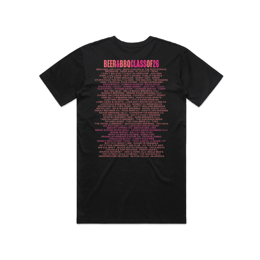 BEER & BBQ FEST 2026 LINEUP TEE